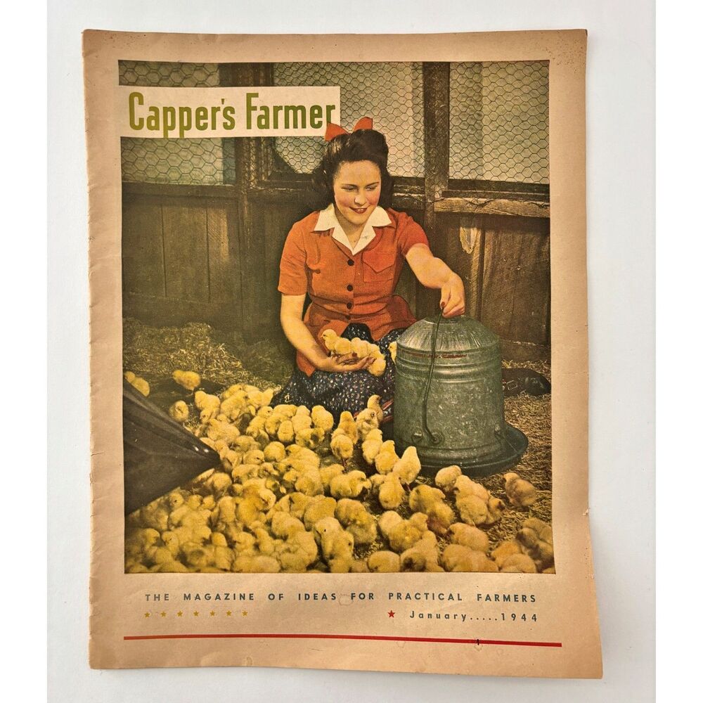Cappers Farmer January 1944 Ads Advertisements Ranch Country Farmhouse Chicks